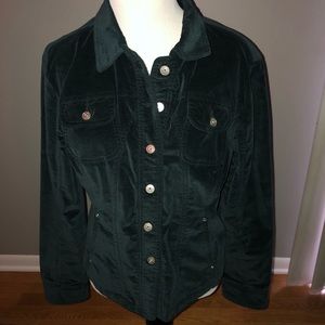 Black live a little jacket size large petite
